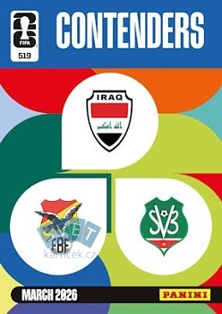 Suriname-Bolivia / Iraq Panini FIFA World Cup 2026 Adrenalyn XL Contenders #519